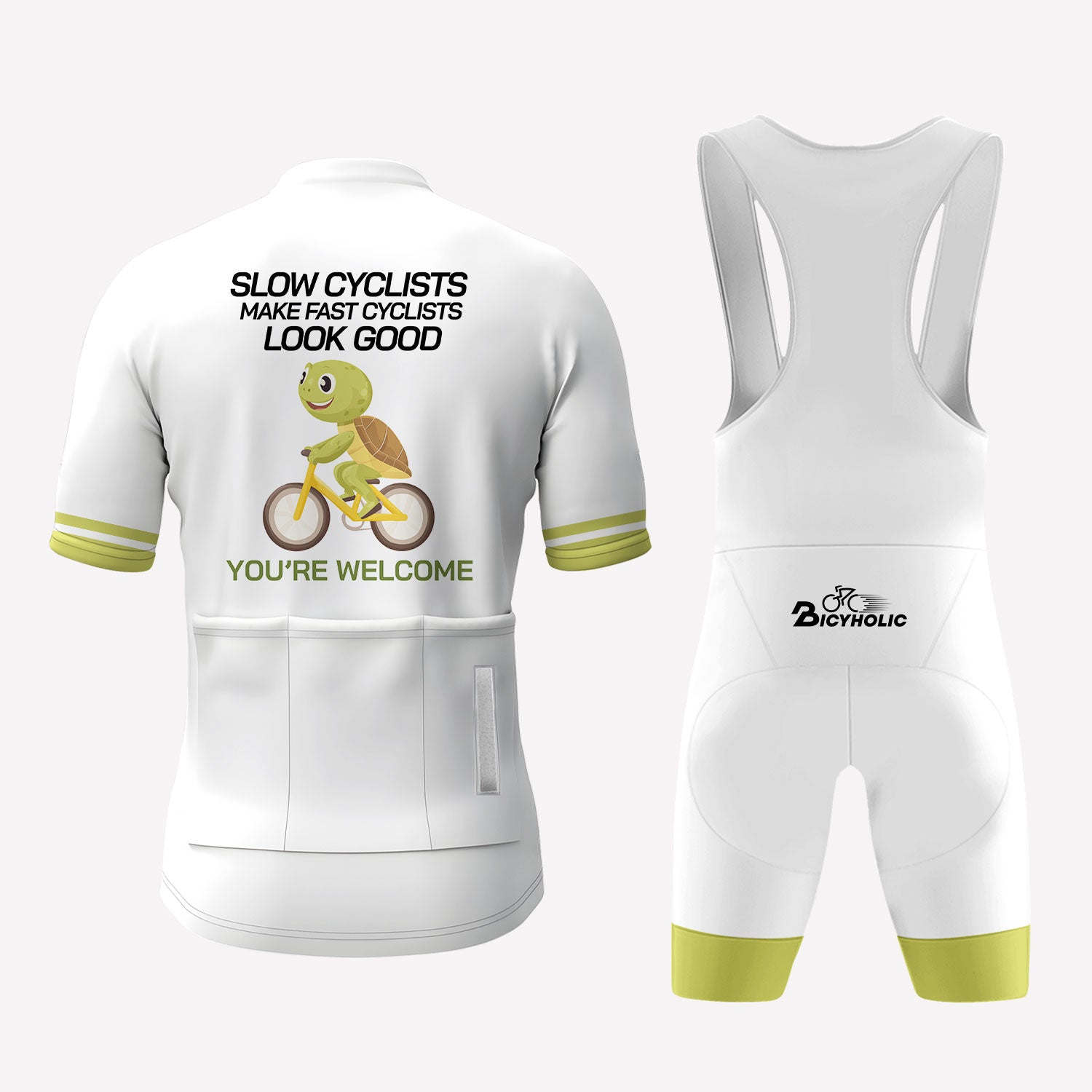 Men's Slow Cyclists Make Fast Cyclists Look Cycling Kit