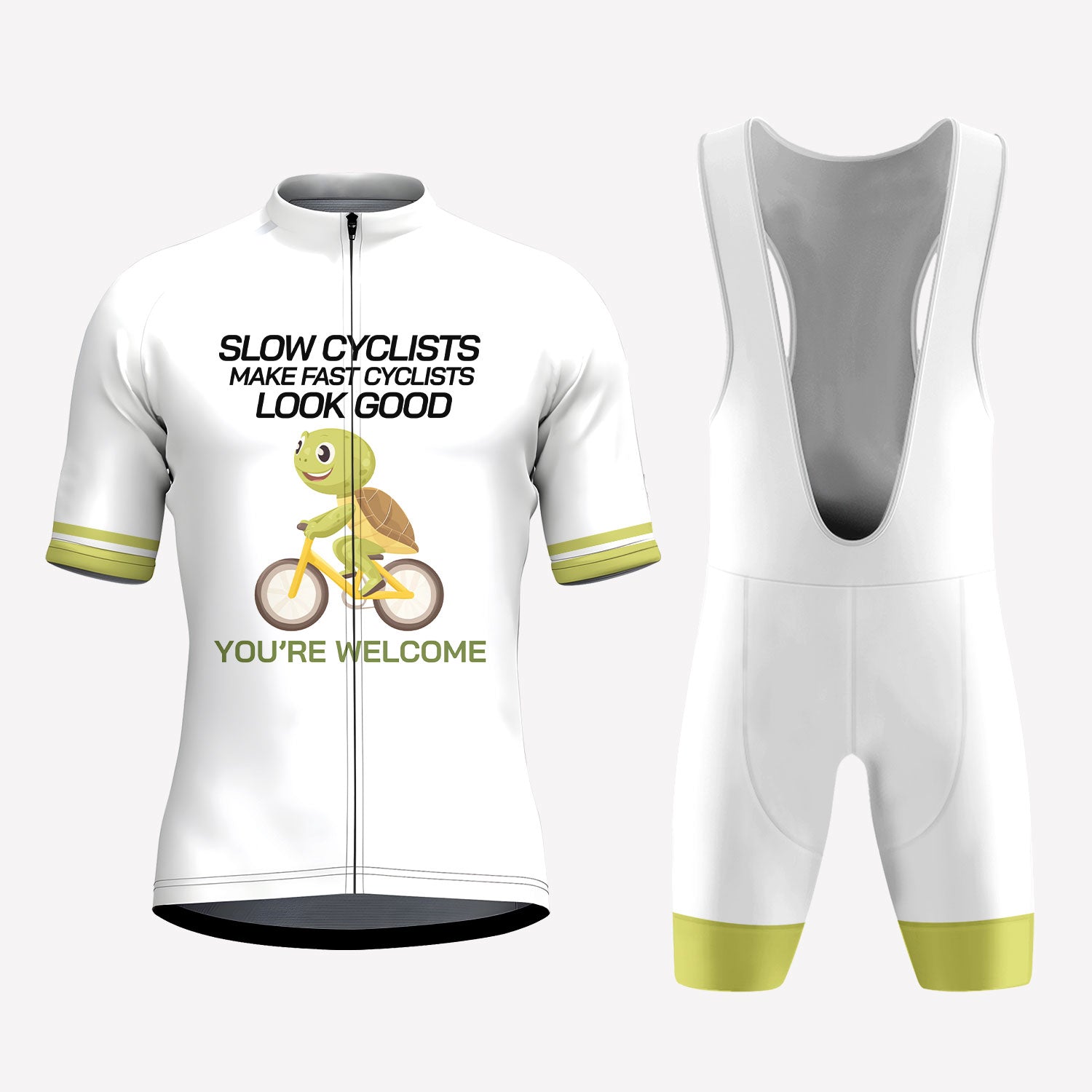 Men's Slow Cyclists Make Fast Cyclists Look Cycling Kit