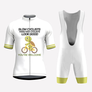 Men's Slow Cyclists Make Fast Cyclists Look Cycling Kit
