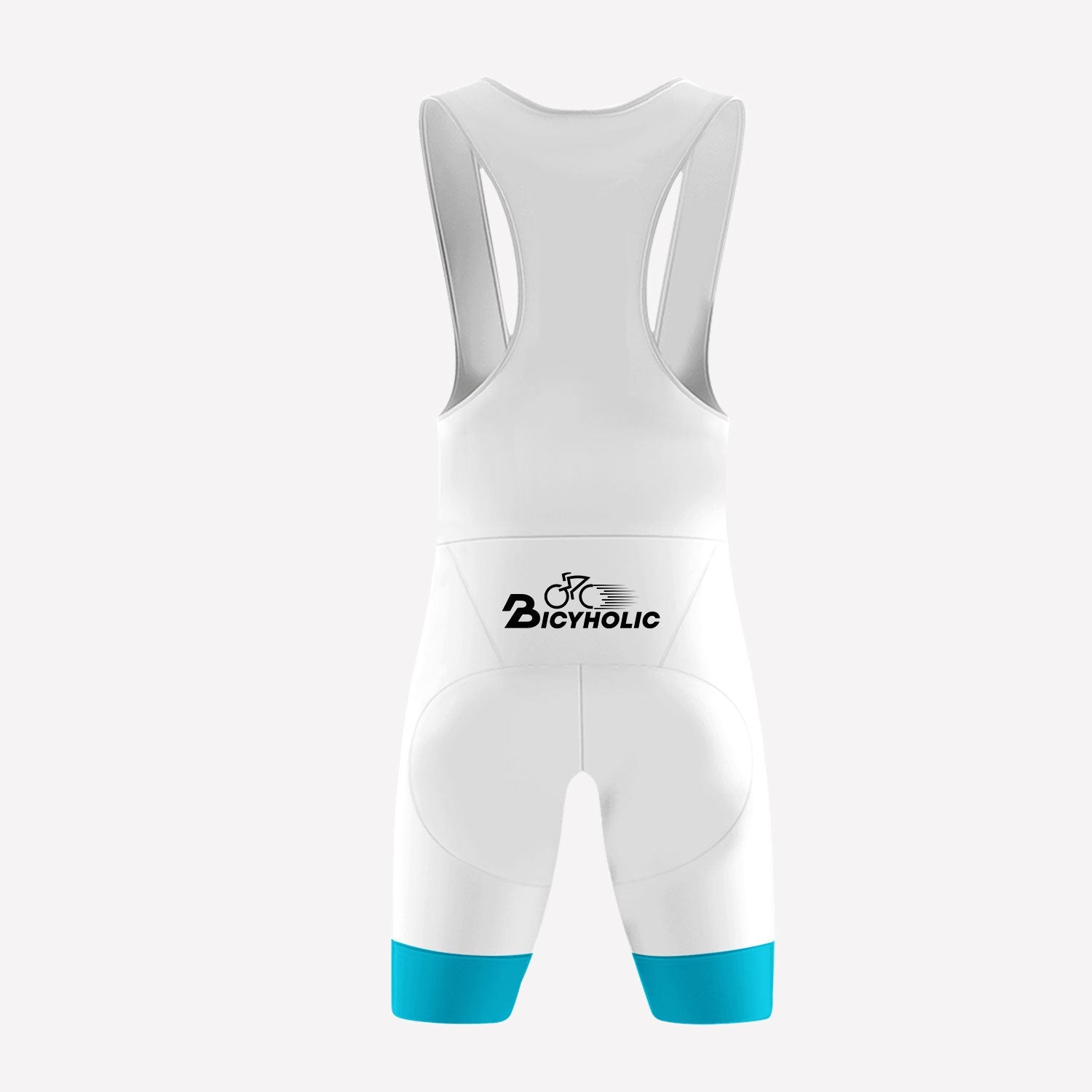 Men's White Sigma Racing Style Custom Cycling Bib