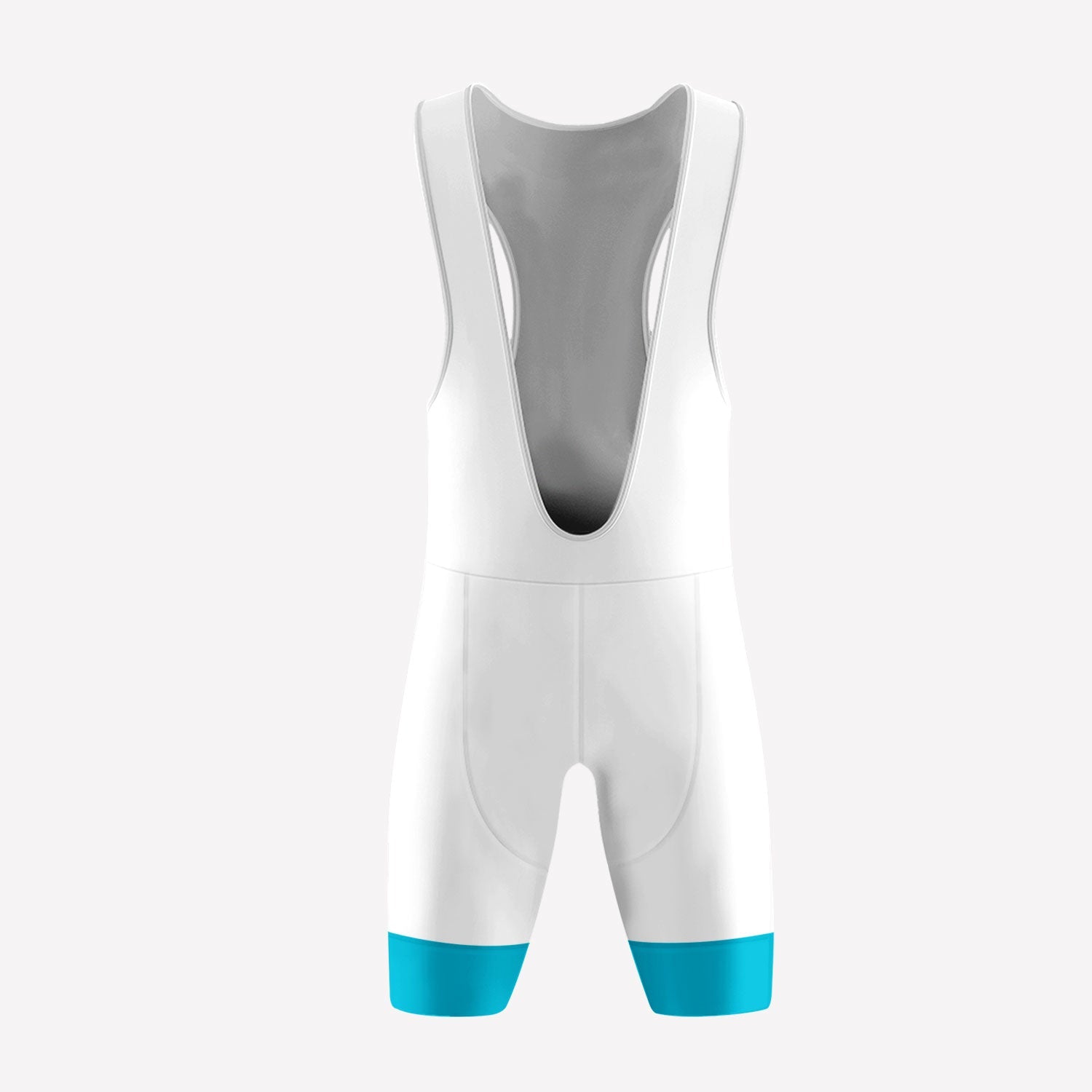 Men's White Sigma Racing Style Custom Cycling Bib