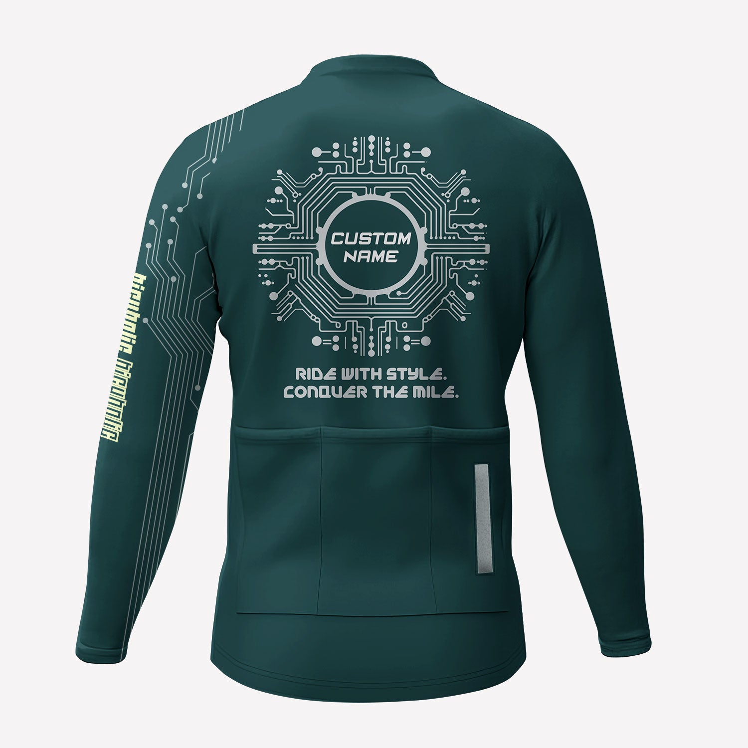 Men's Green You Win Custom Cycling Jersey