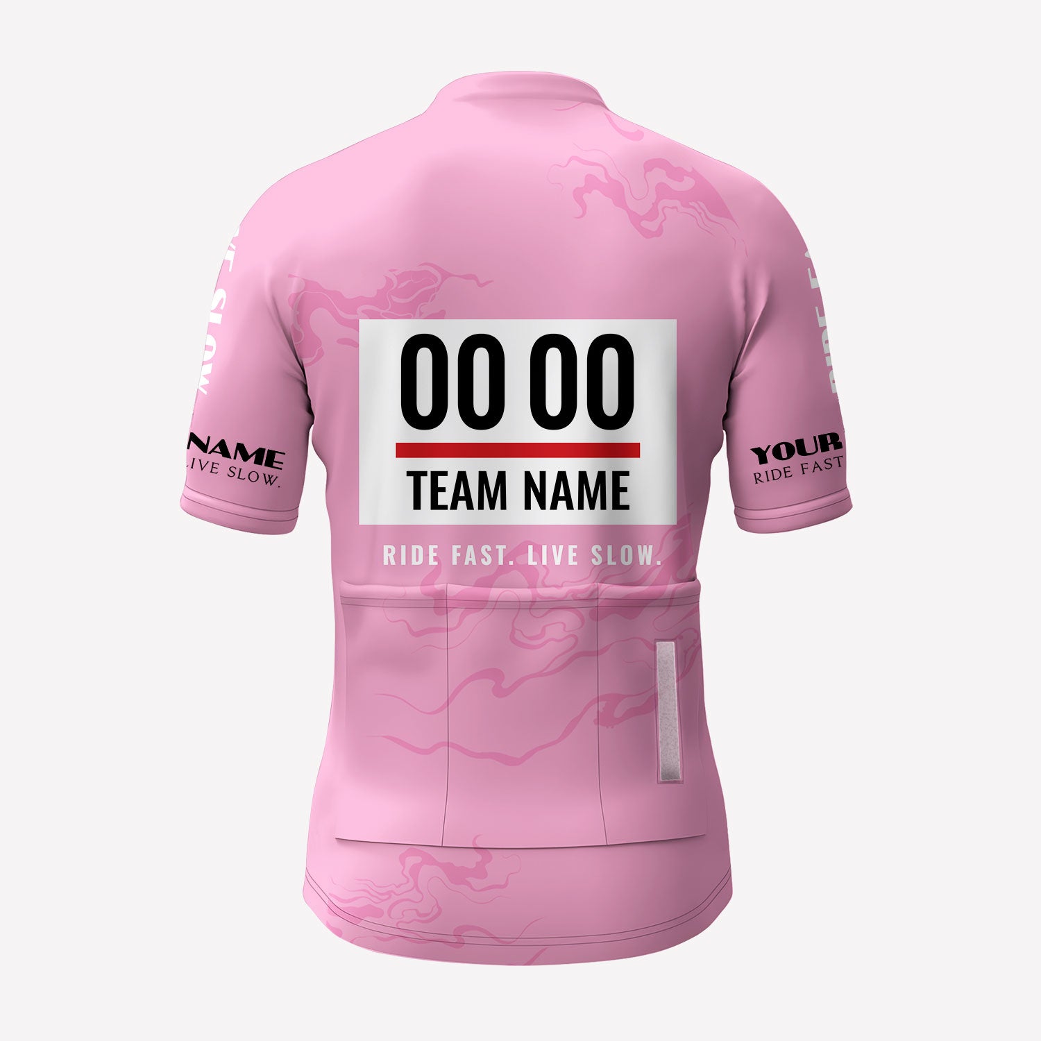 Men's Pink Race Custom Cycling Jersey