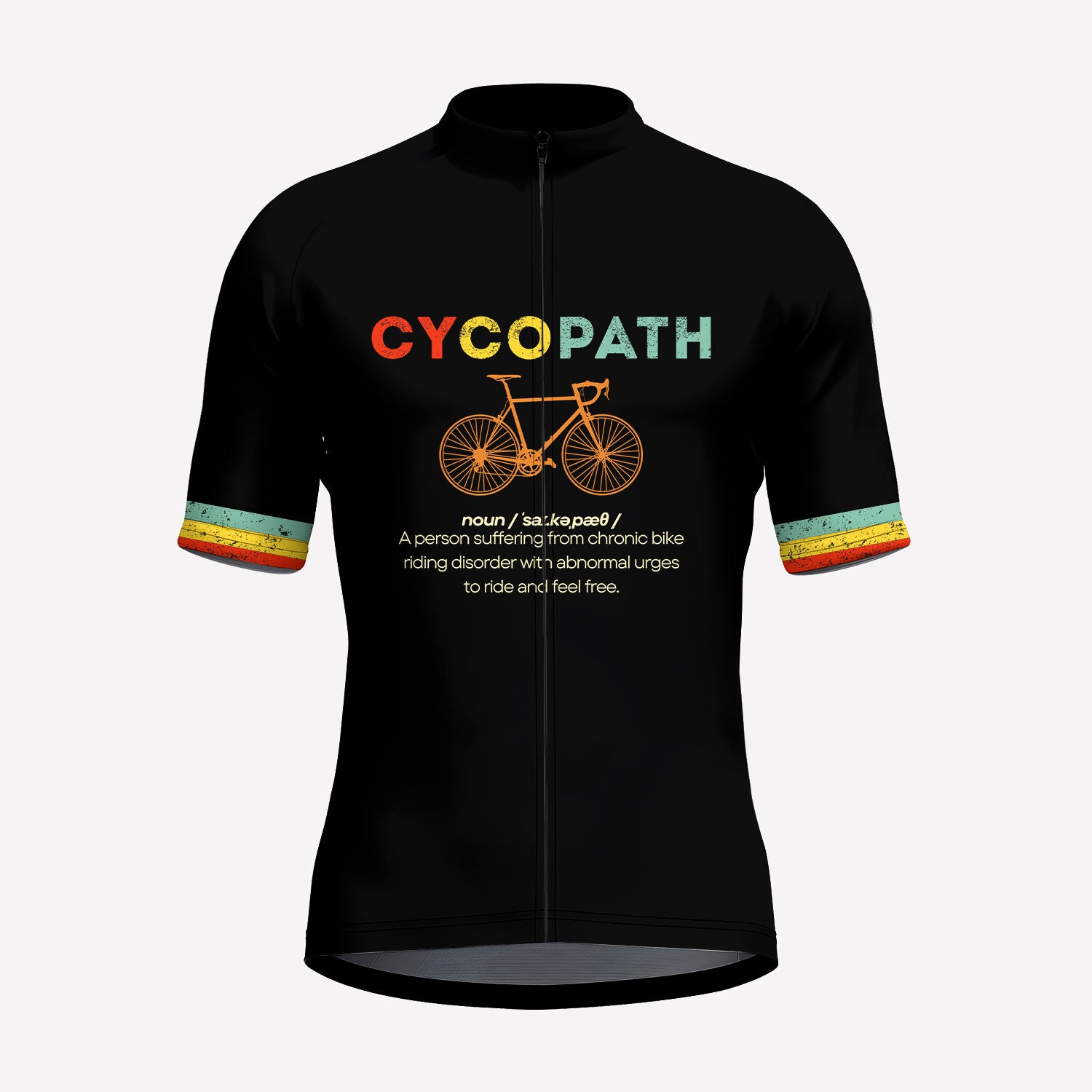 Men's Cycopath Retro Cycling Jersey