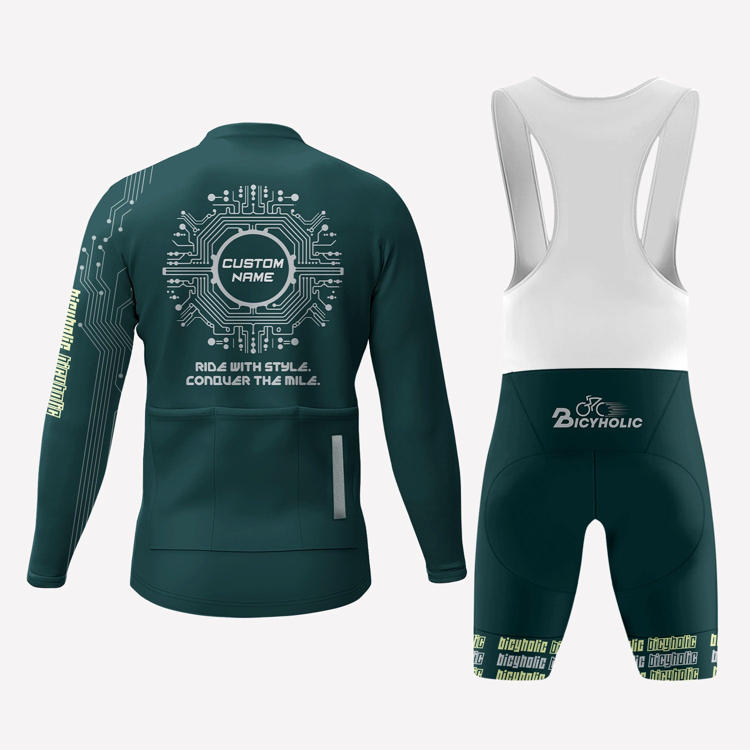 Men's Green You Win Custom Cycling Kit