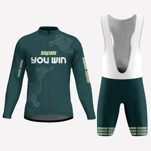 Men's Green You Win Custom Cycling Kit