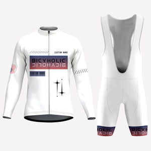Men's Futuristic Bicyholic Style Custom Cycling Kit V3