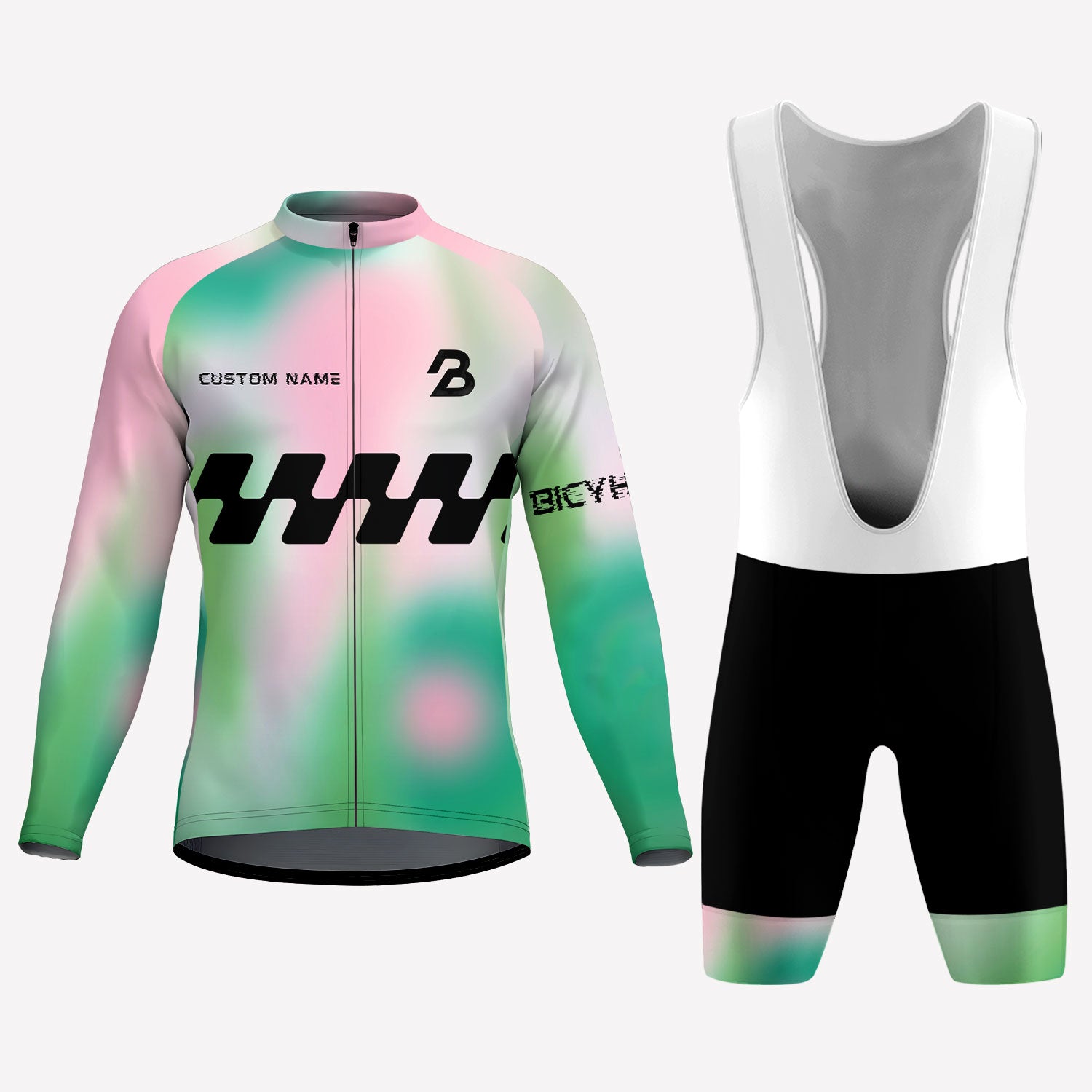 Men’s Dreamy Gradient Custom Cycling Kit