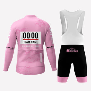 Men's Pink Race Custom Cycling Kit