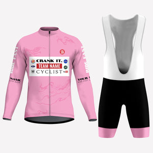 Men's Pink Race Custom Cycling Kit