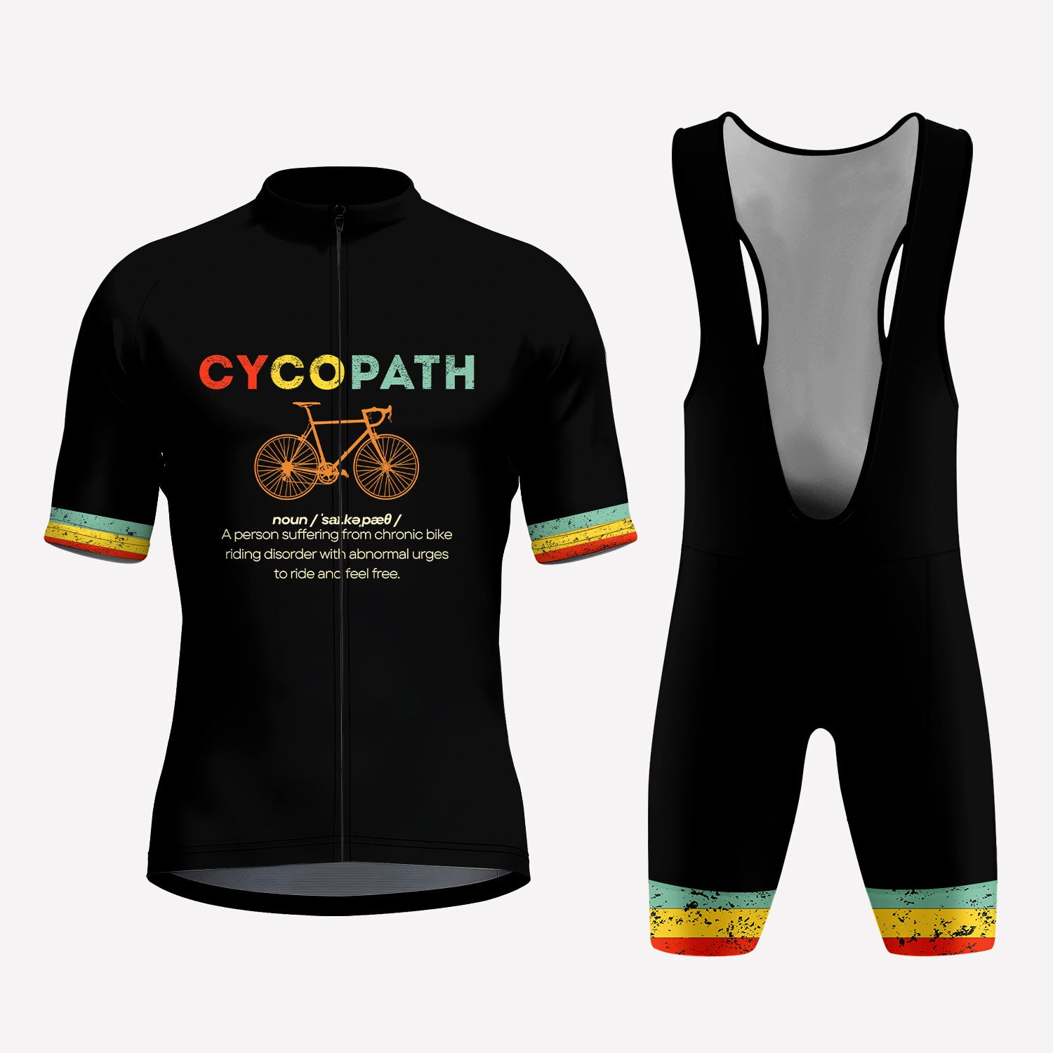Men's Cycopath Retro Cycling Kit