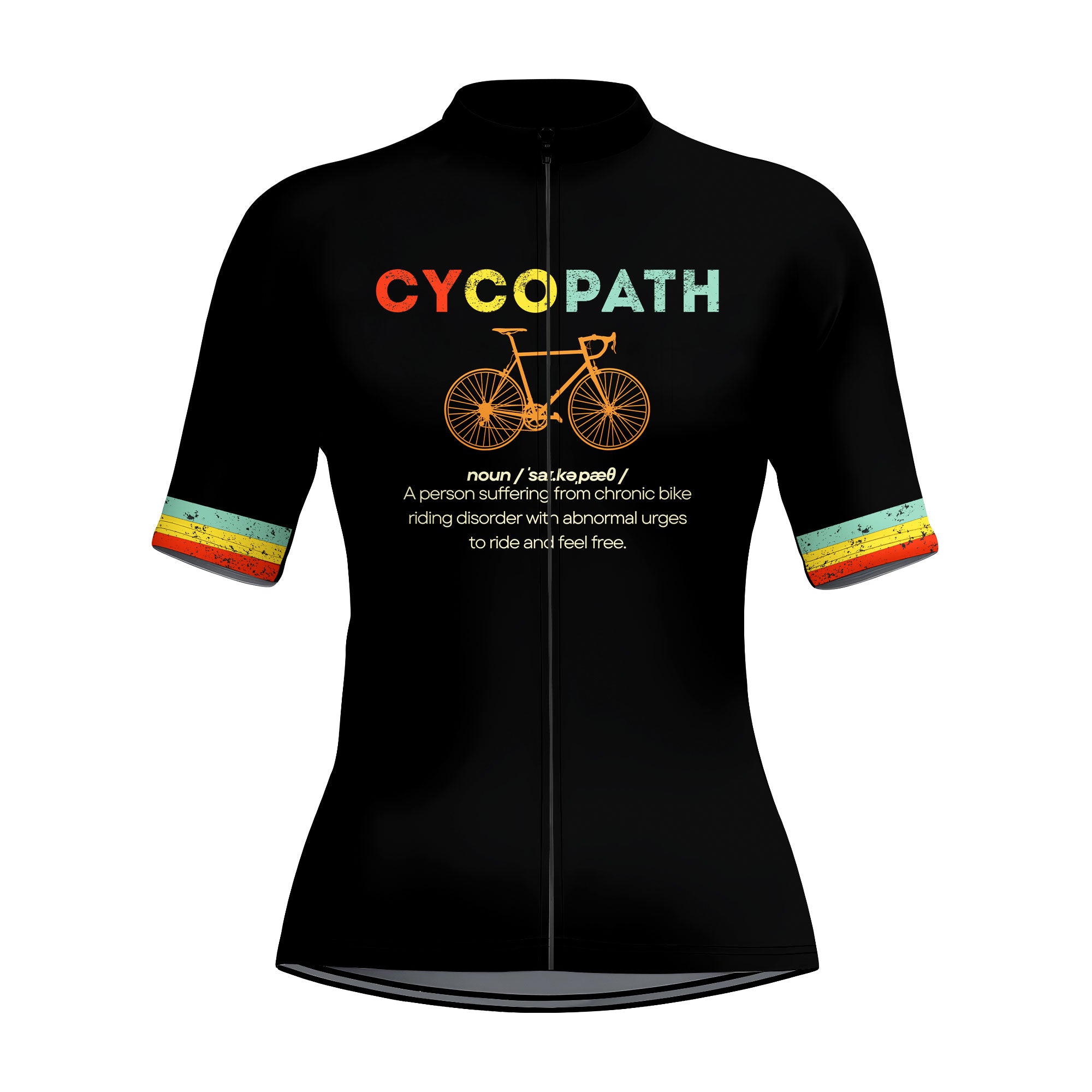 Women's Cycopath Retro Cycling Jersey