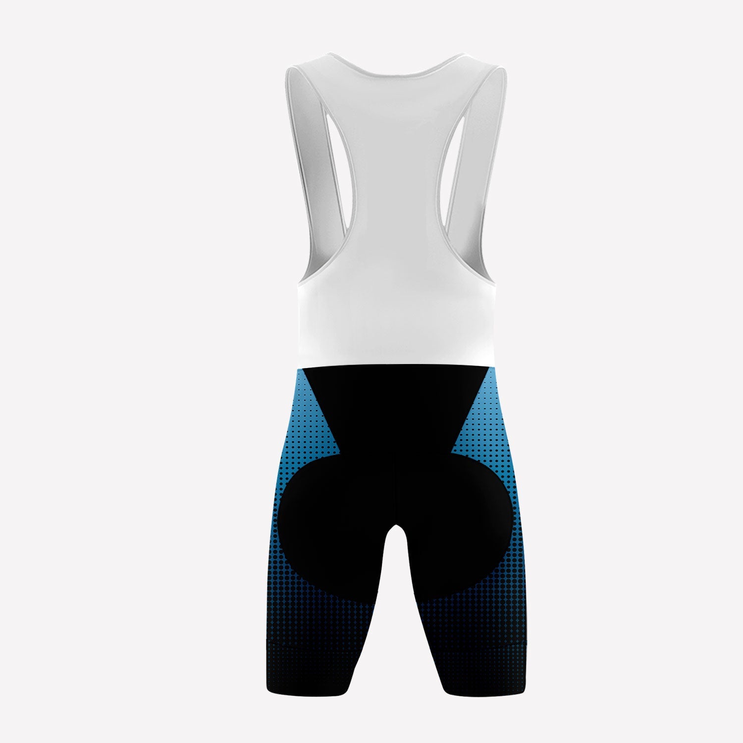 Men's Blue Gradient Cycling Bib