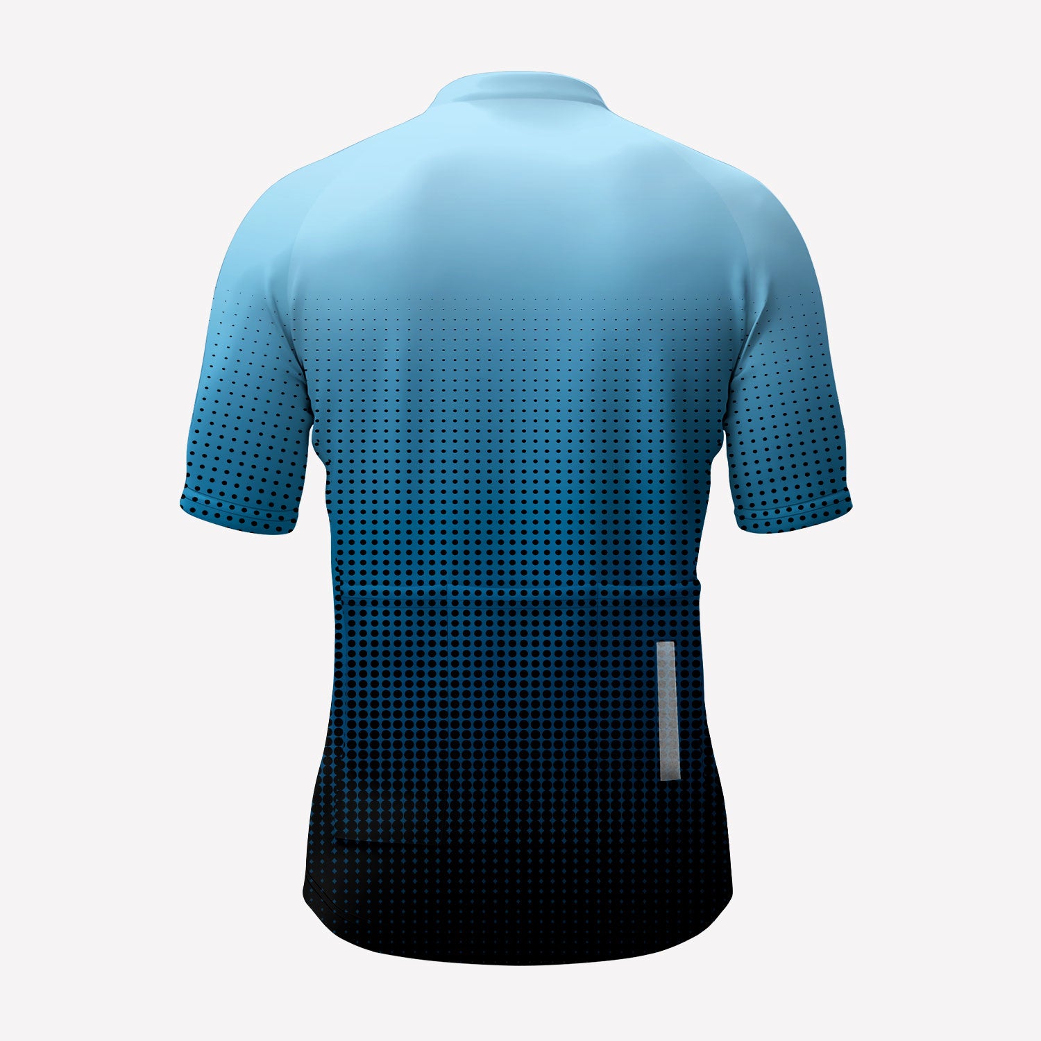 Men's Blue Gradient Cycling Jersey