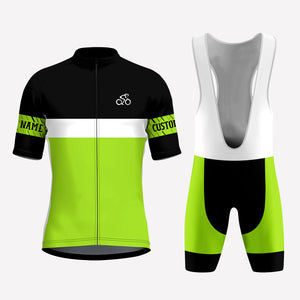 Men's Neon Green Custom Cycling Kit
