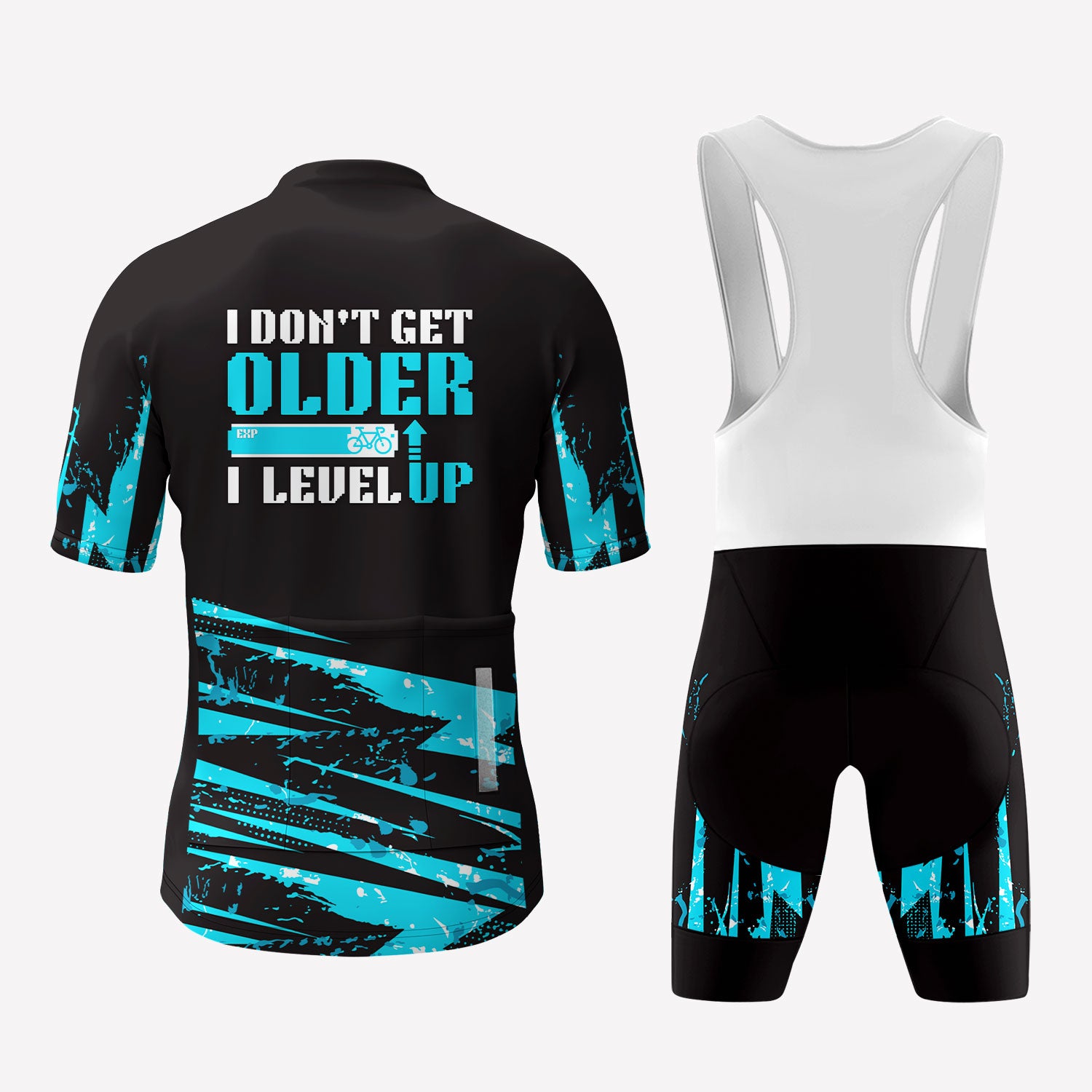 Men's I don't get older I level up Cycling Kit