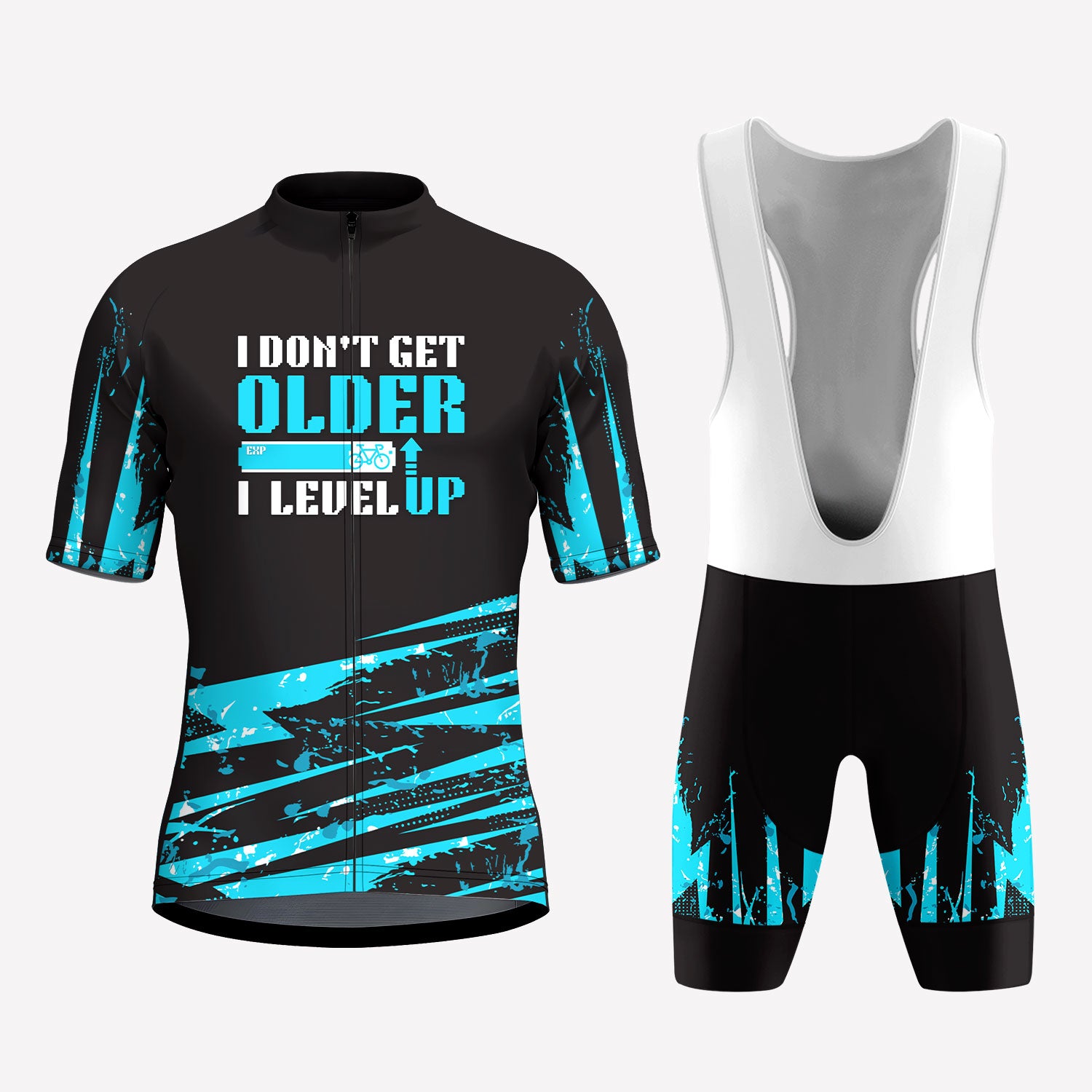 Men's I don't get older I level up Cycling Kit