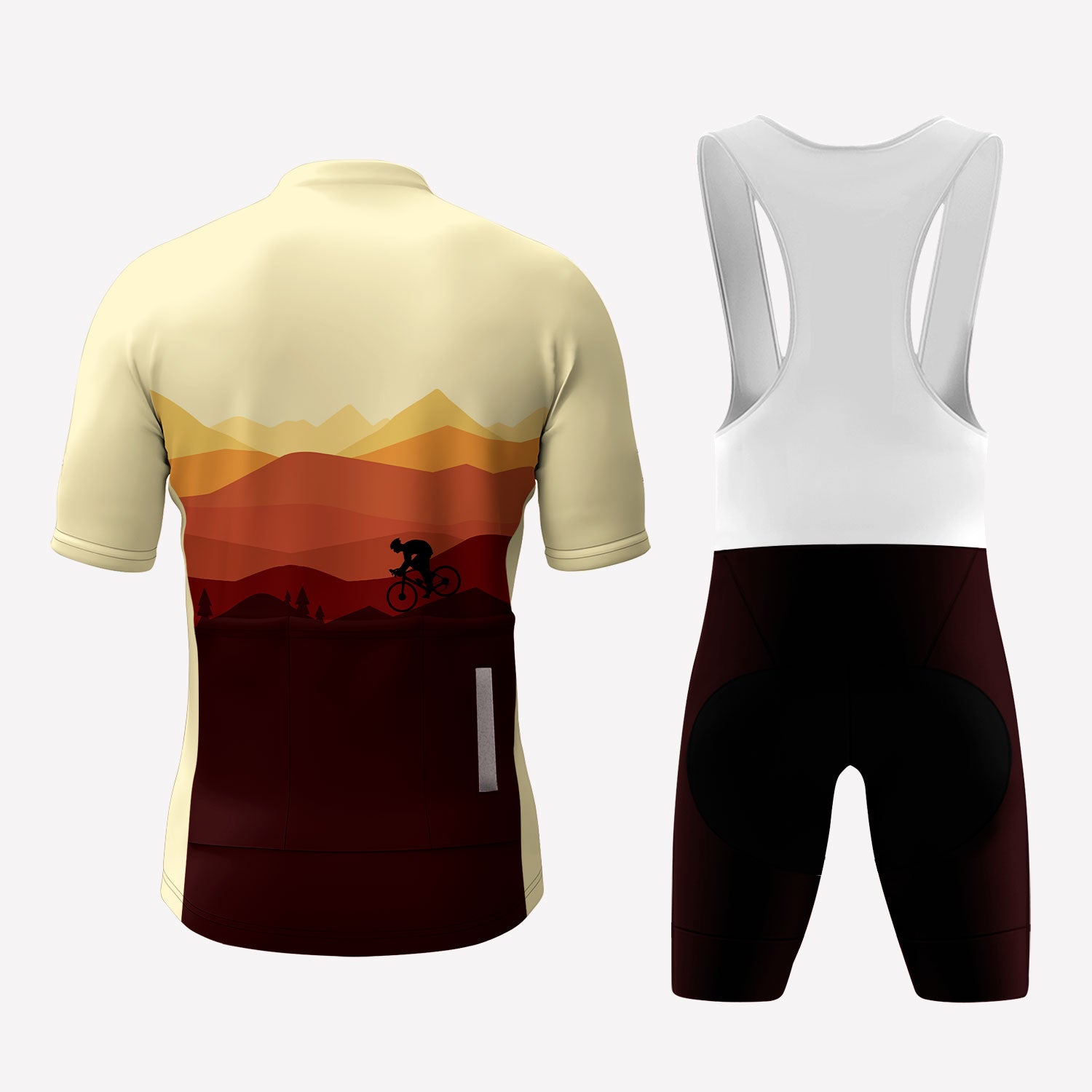 Men's Sunset Cyclist Cycling Kit