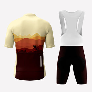 Men's Sunset Cyclist Cycling Kit