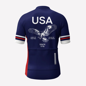 Men's Land of the Free USA Cycling Jersey