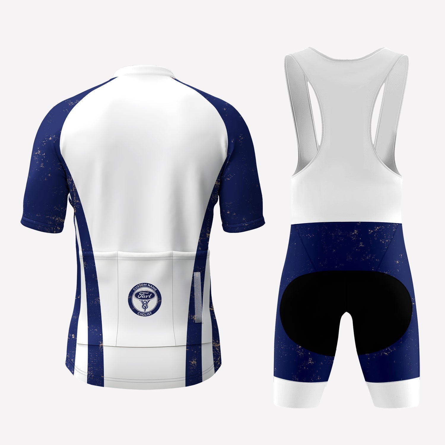 Men's Retro Fart Parody Custom Cycling Kit