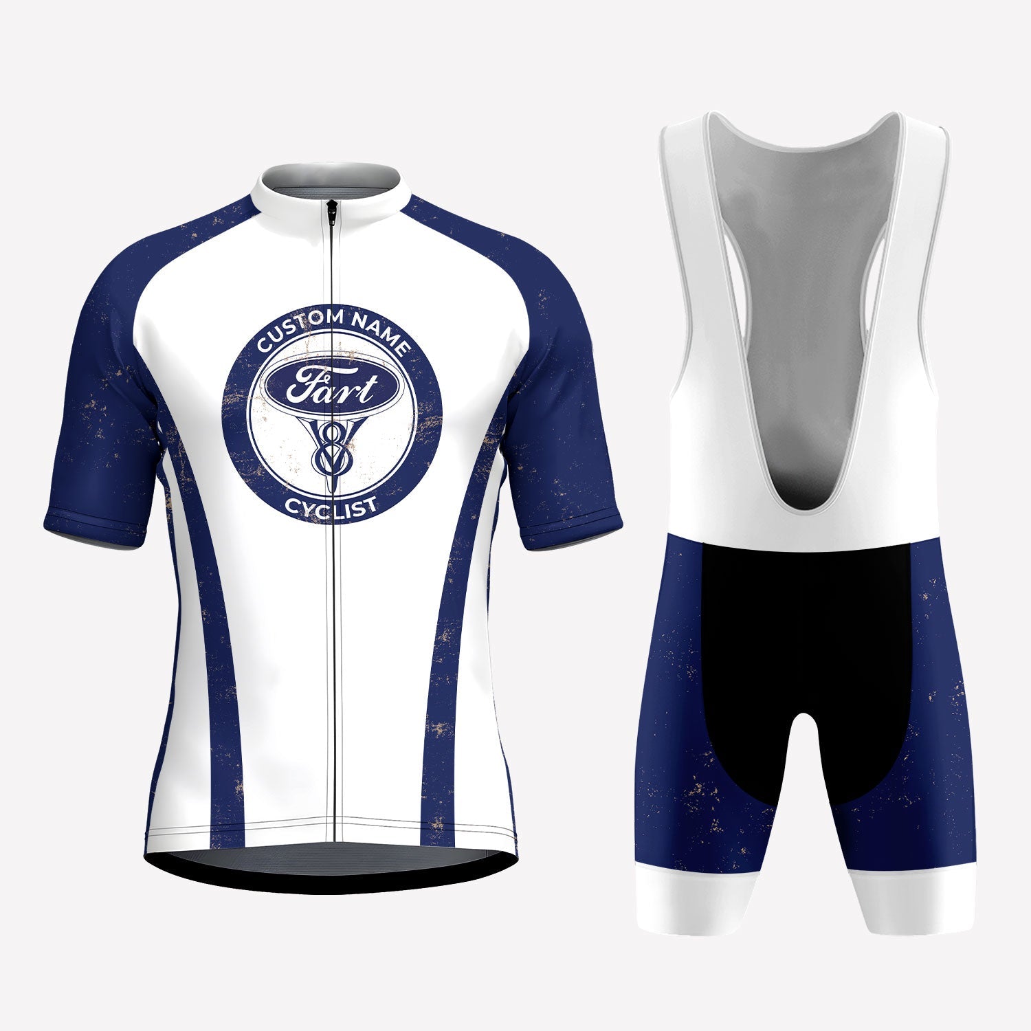Men's Retro Fart Parody Custom Cycling Kit