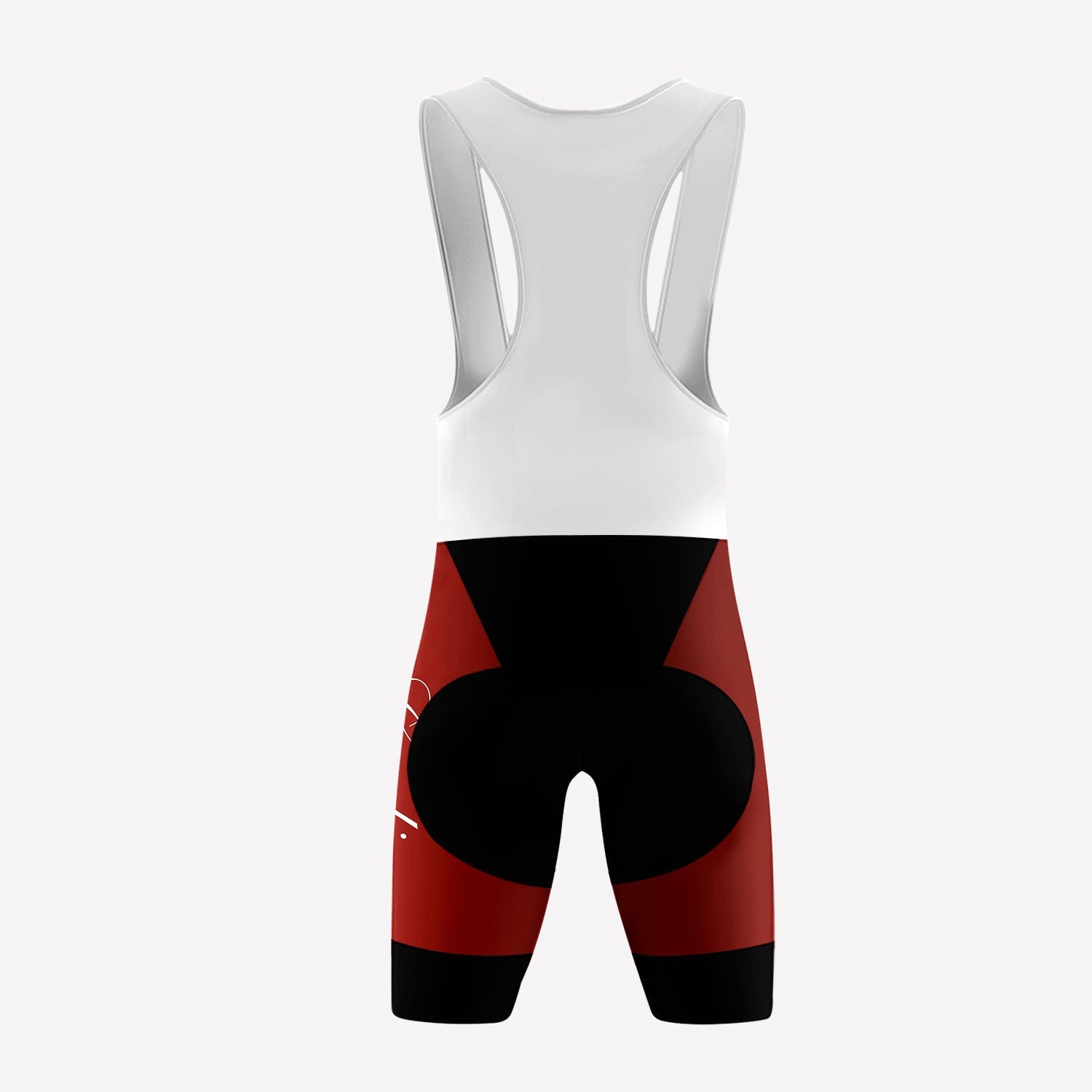 Men's Red Enjoy Cycling Custom Cycling Bib