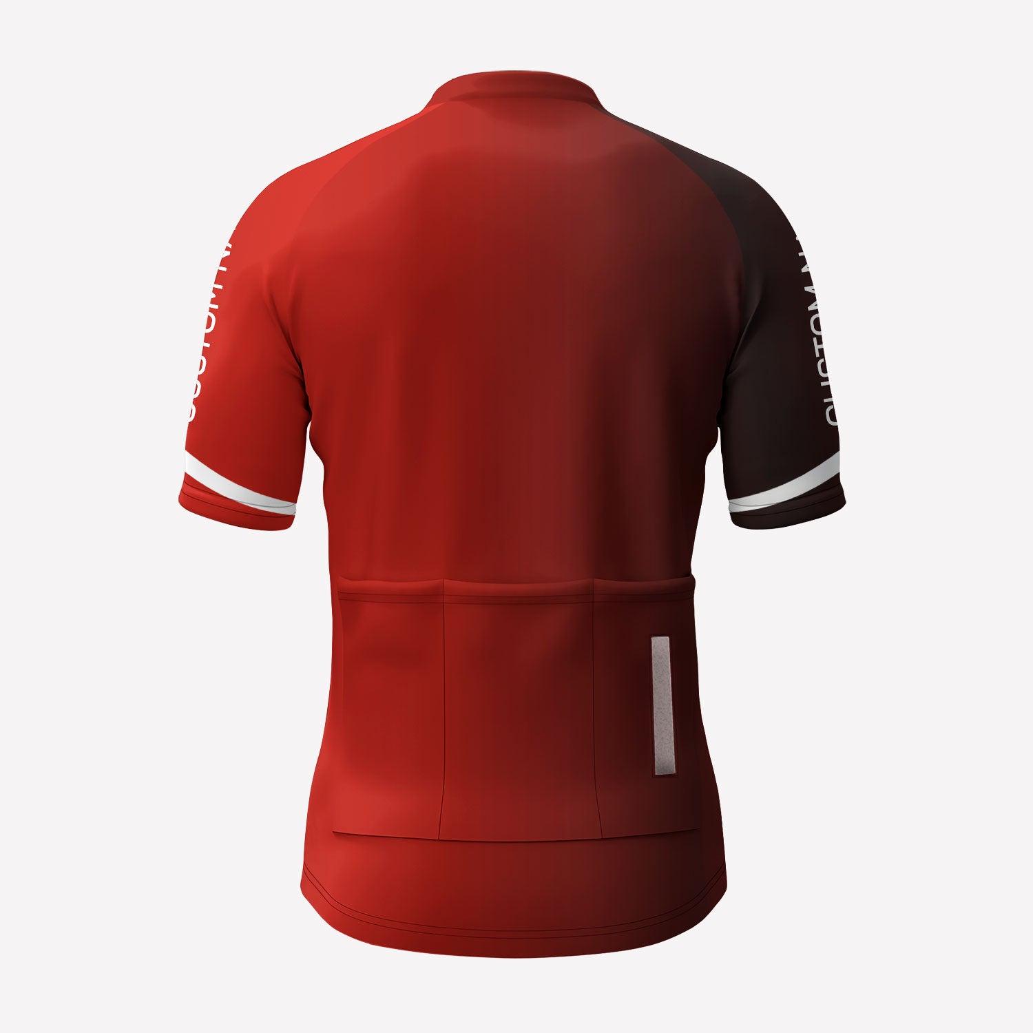 Men's Red Enjoy Cycling Custom Cycling Jersey