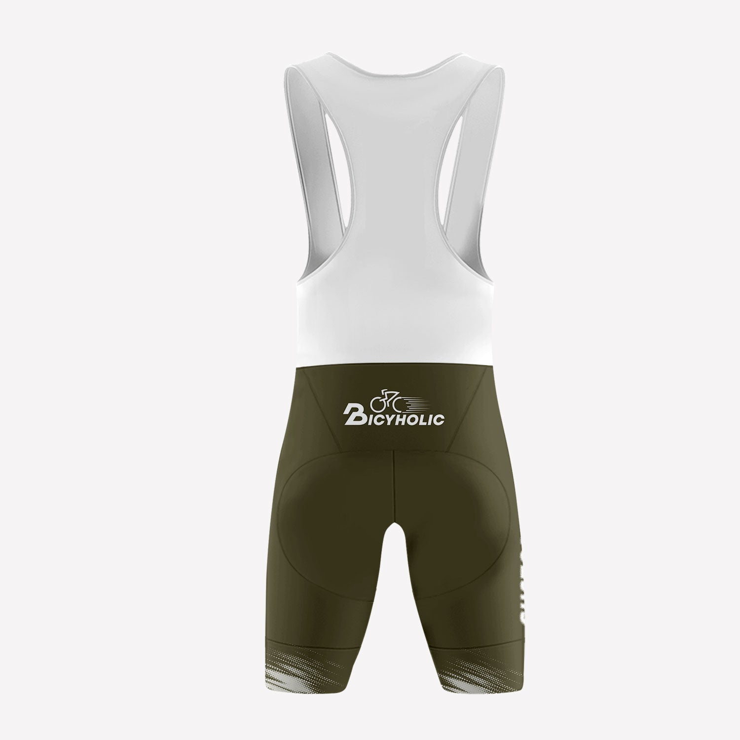 Men's Green Olive Custom Cycling Bib