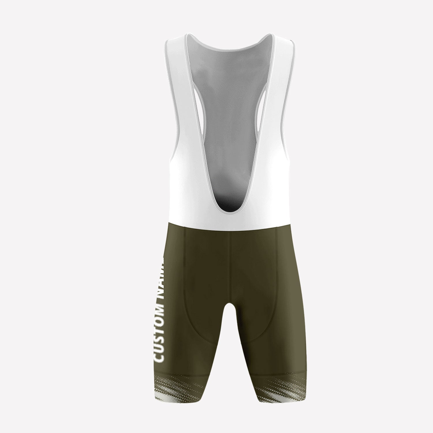 Men's Green Olive Custom Cycling Bib