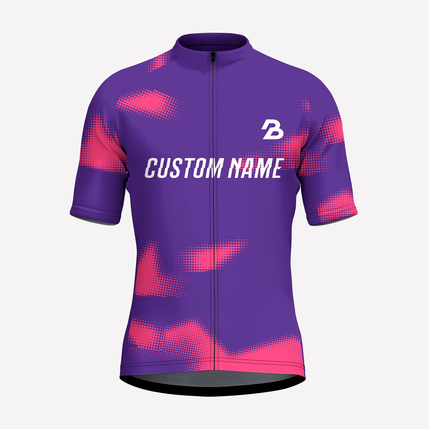 Men's Futuristic Bicyholic Style Custom Cycling Jersey V4