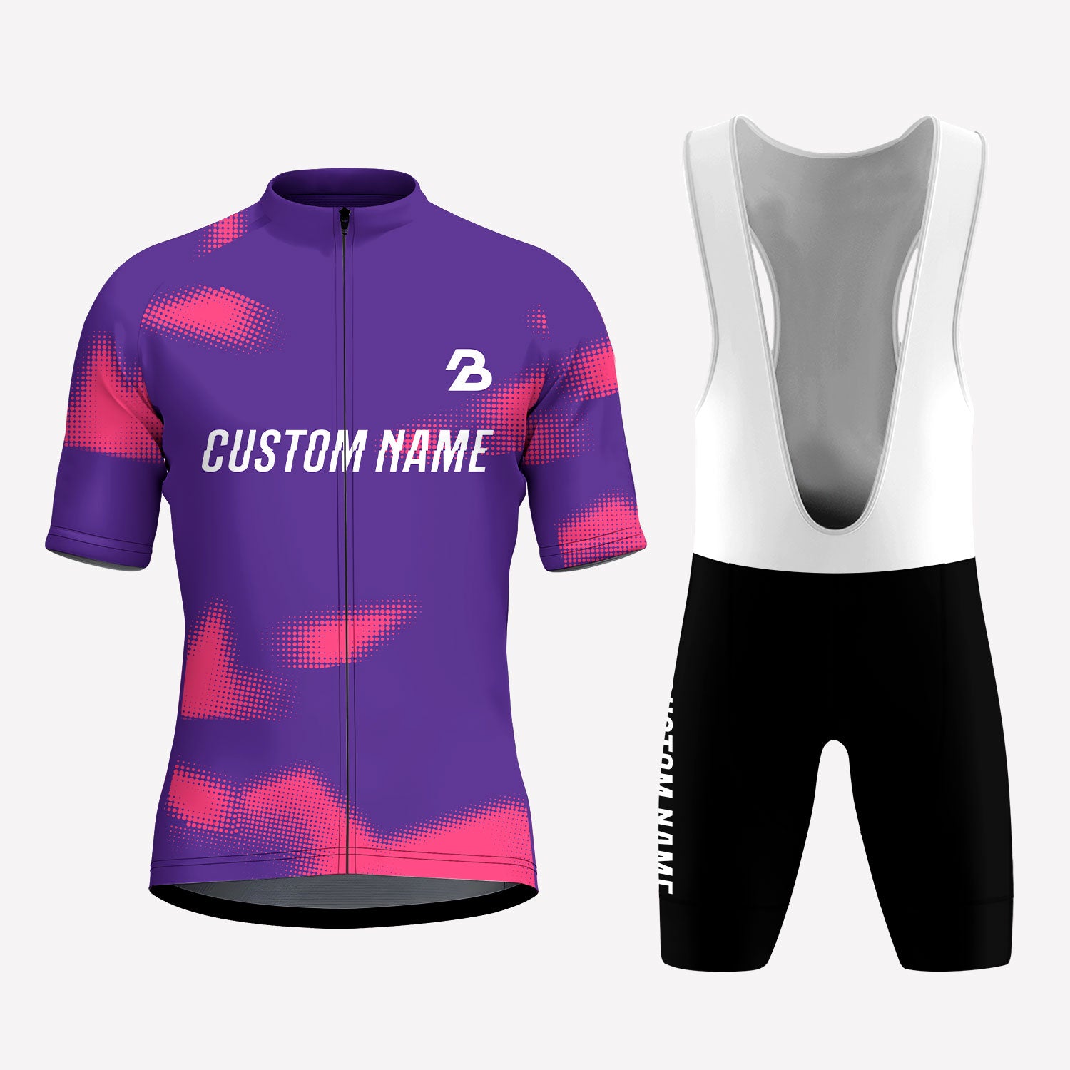 Men's Futuristic Bicyholic Style Custom Cycling Kit V4