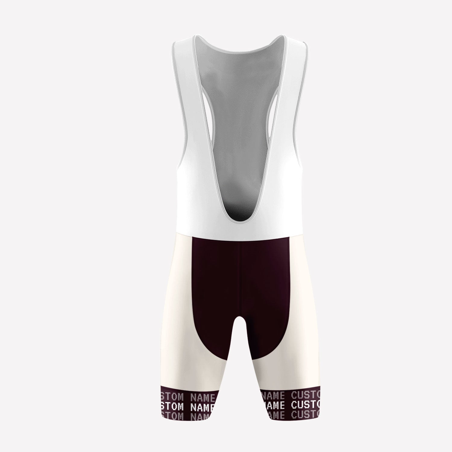 Men's Retro Minimalist Bicyholic Style Custom Cycling Bib