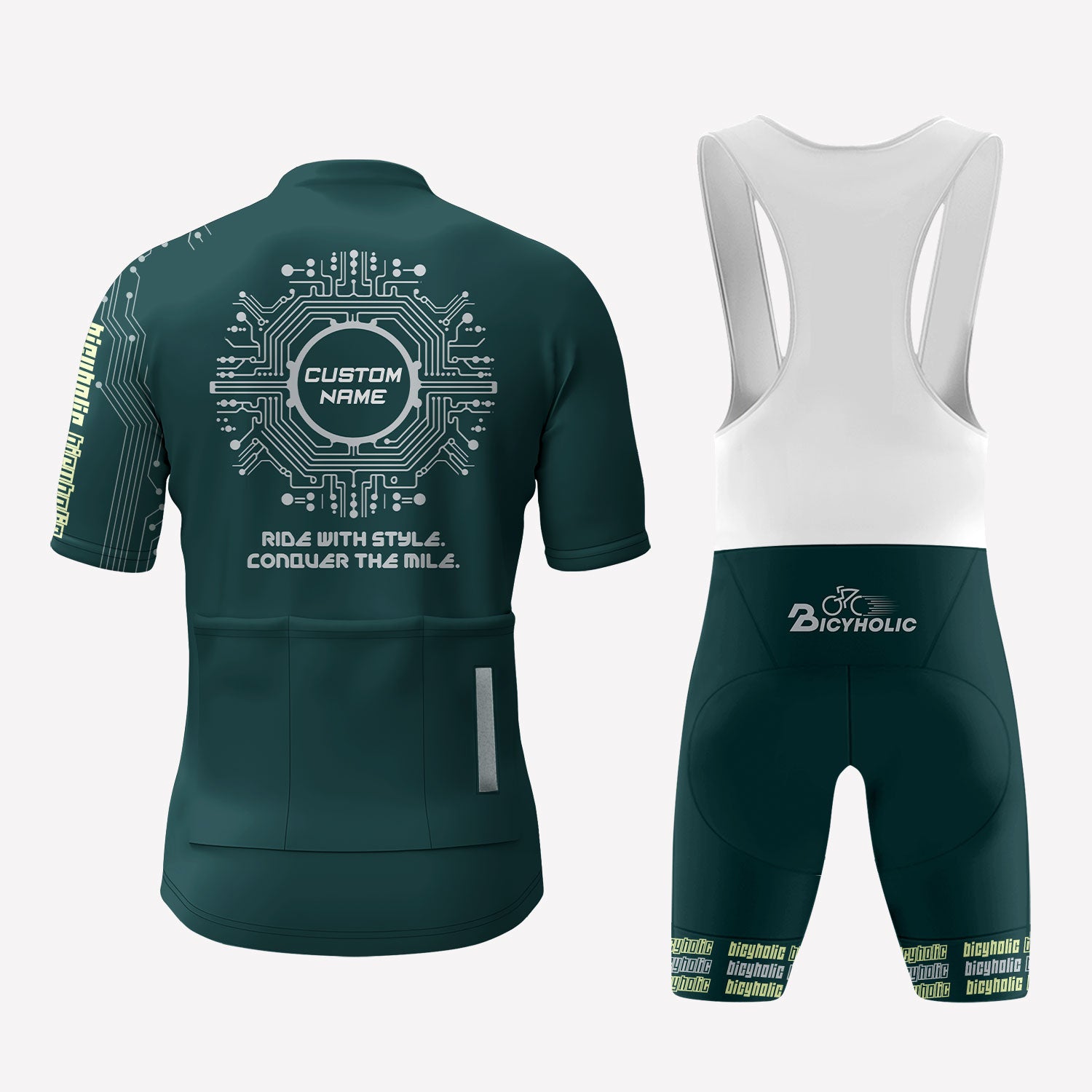 Men's Green You Win Custom Cycling Kit