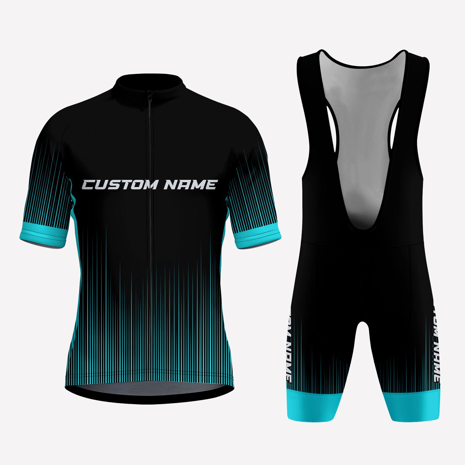 Men's Neon Gradient Custom Cycling Kit