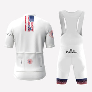 Men's Futuristic Bicyholic Style Custom Cycling Kit V3