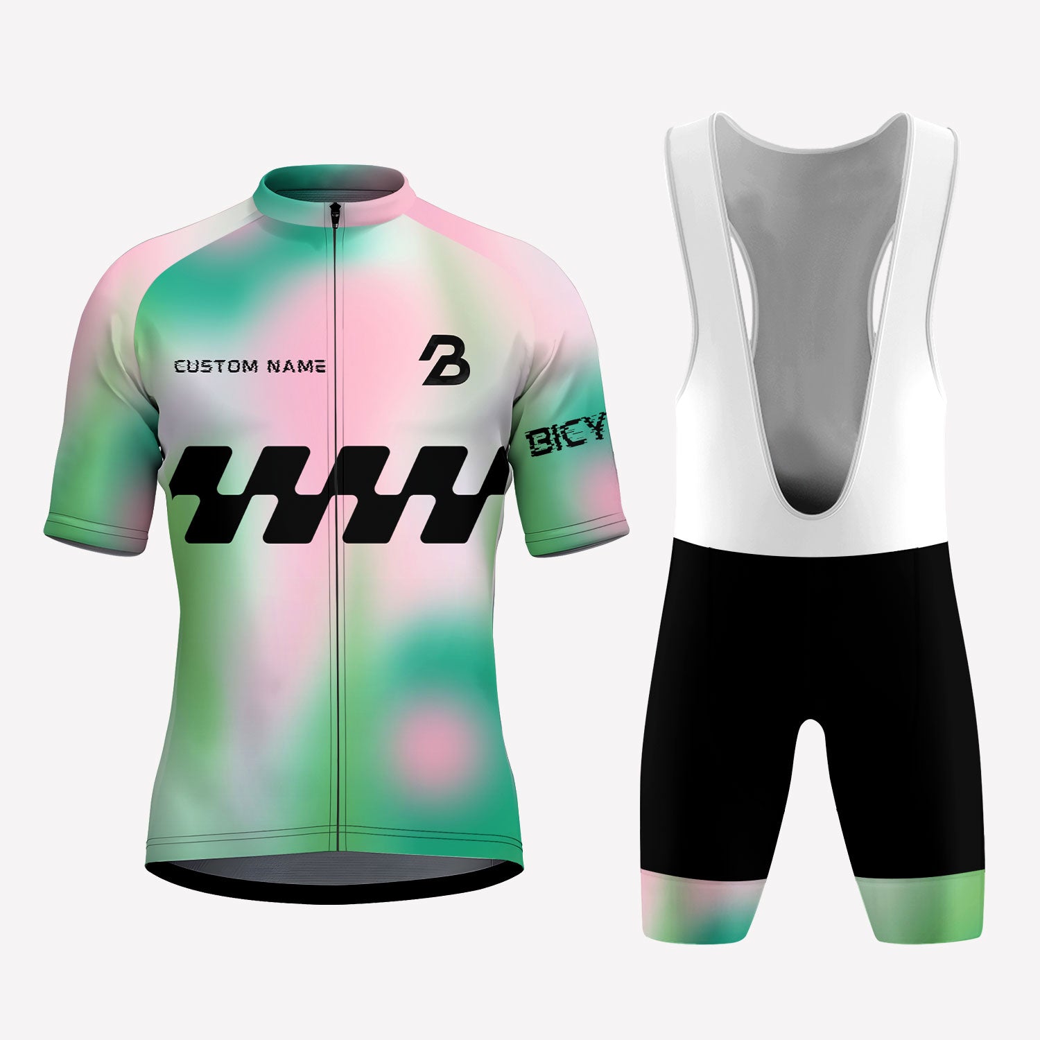 Men’s Dreamy Gradient Custom Cycling Kit