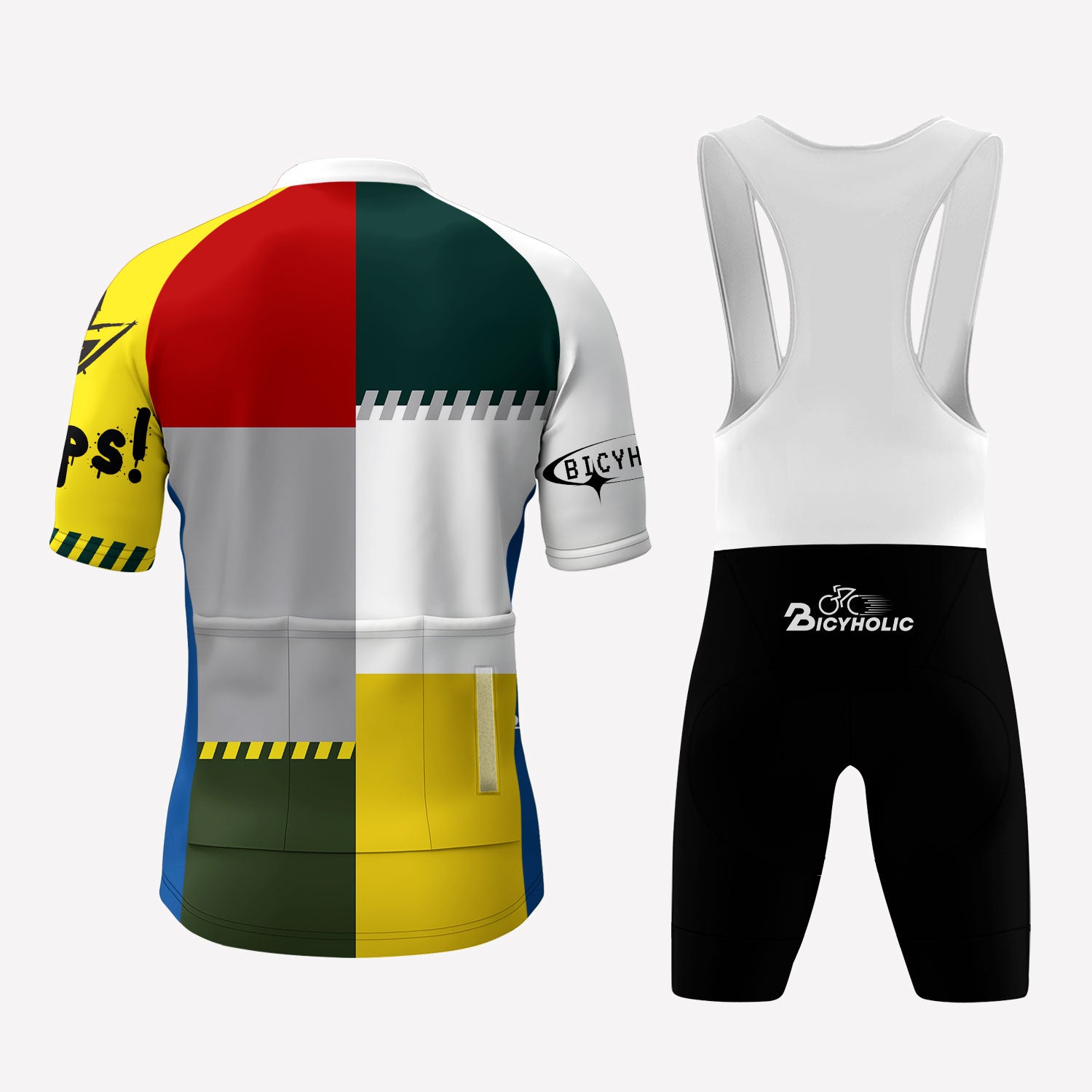 Men’s Retro Bicyholic Custom Cycling Kit